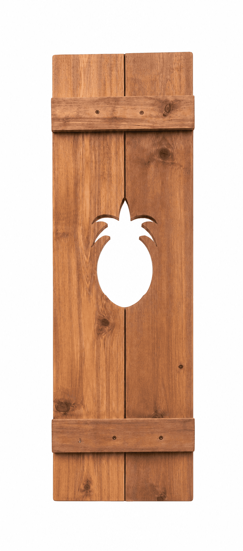 Pineapple shutter in Cedar
