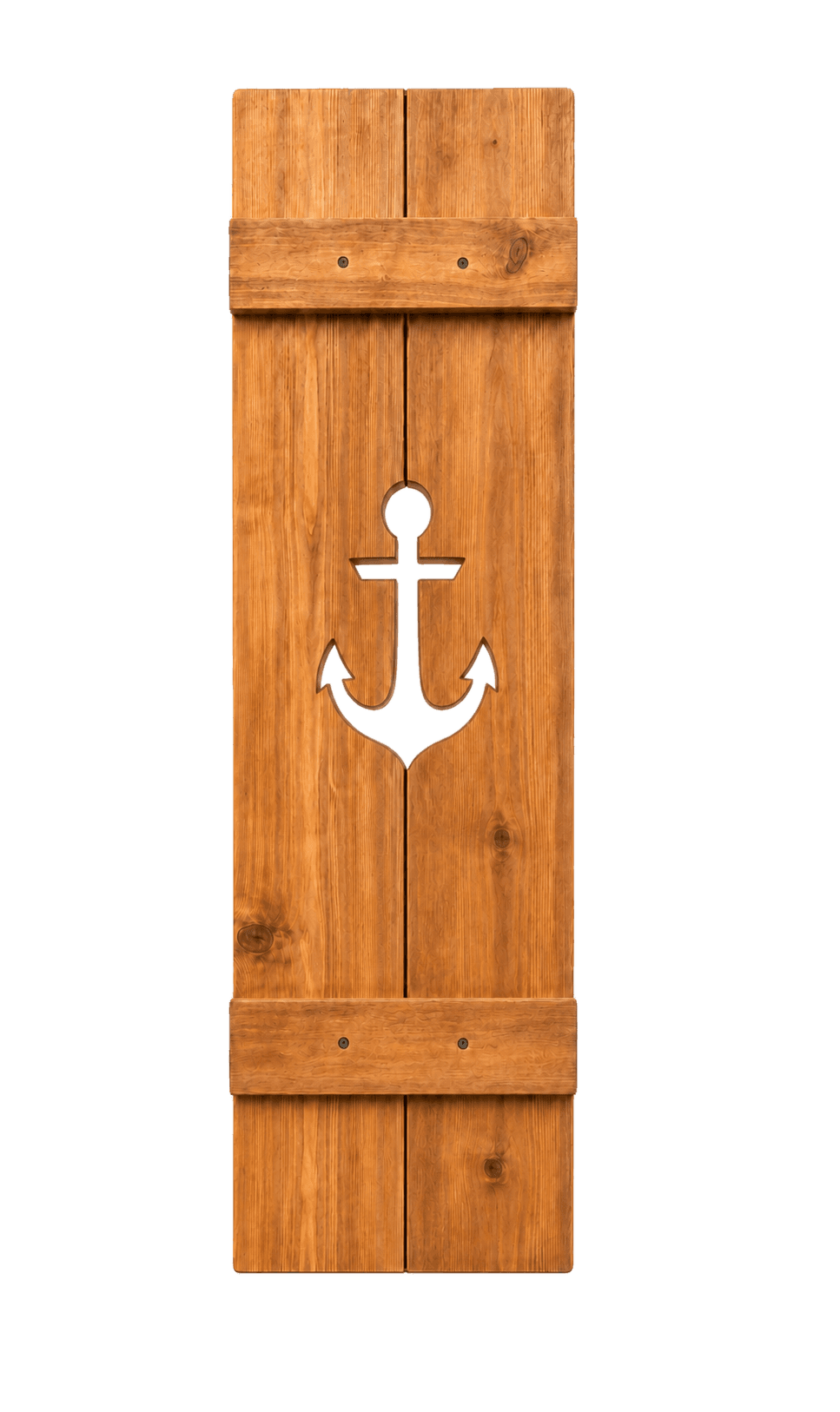 Anchor shutter in cedar