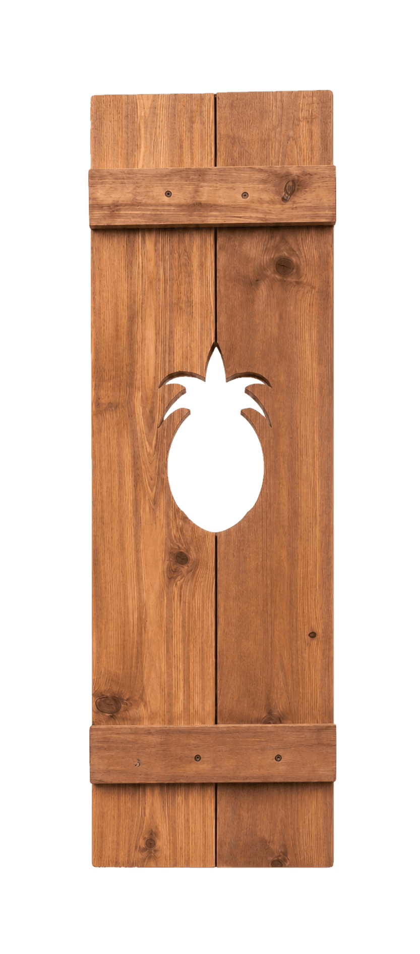 Pineapple shutter in cedar